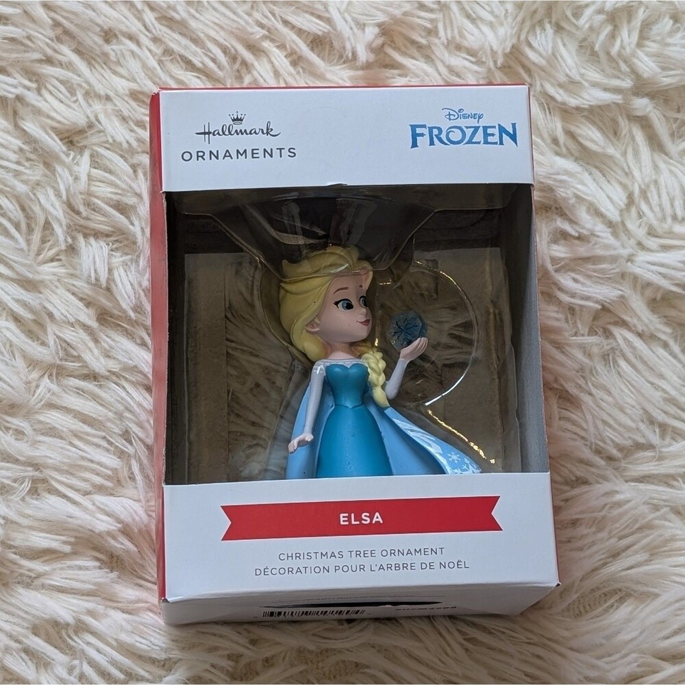 Brand New Hallmark Disney Frozen Elsa Christmas Ornament Gifts for Disney Fans